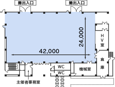 小展示場の詳細な図面